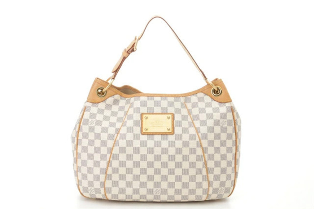 LOUIS VUITTON Bag Shoulder Galliera Damier Azur White